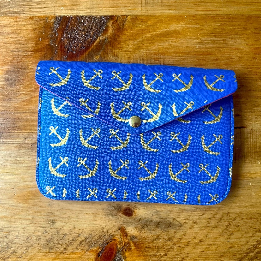 Nautical Anchor Crossbody Clutch